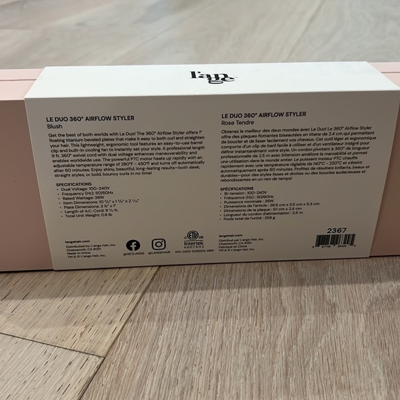 L’ange Le Duo 360 Airflow Titanium Styler - Picture 10 of 11